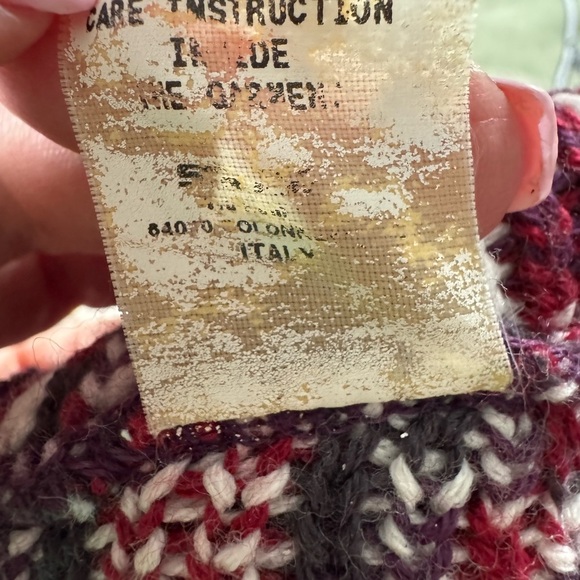 Killah Miss sixty 90s vintage rare boho  knit Sweater, hoodie ptp 16” length 24” - Picture 11 of 11